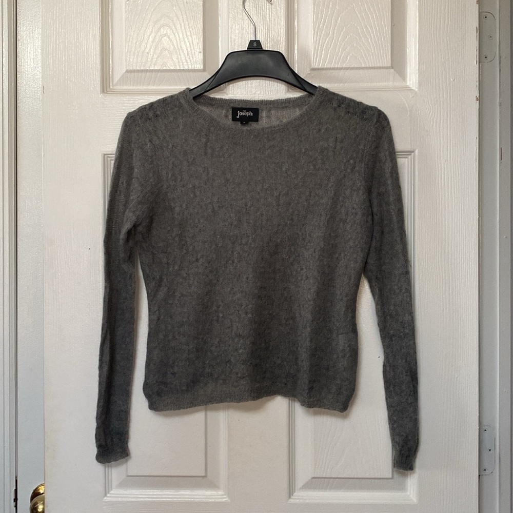 VTG 90’s For Joseph Light Grey Mohair Sweater Knit